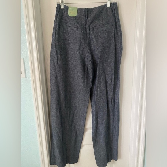 Women’s High Rise Wide leg pants Ryeglass Size-4 - Picture 6 of 6